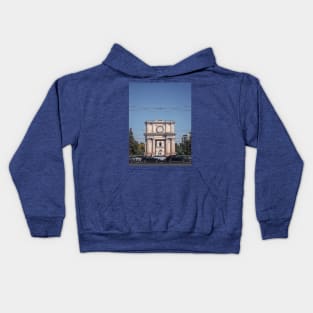 Triumphal Arch in Chisinau Kids Hoodie